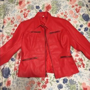 Sexy Fire Red Jacket 3x